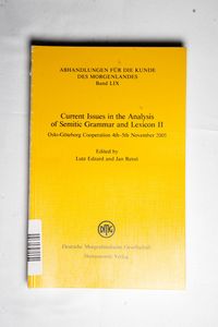 Current Issues in the Analysis of Semi... Current Issues in the Analysis of Semi...