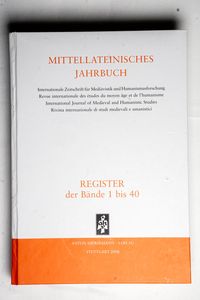 Mittellateinisches Jahrbuch. Internati... Mittellateinisches Jahrbuch. Internati...