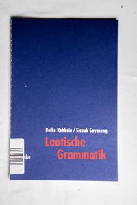 Laotische Grammatik : Phonologie, Form...