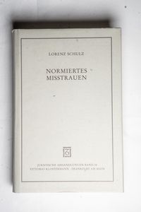 Normiertes Misstrauen Normiertes Misstrauen
