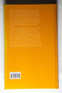 Germanistik zwischen 1925 und 1955. Studien zur Welt der Wissenschaft am Beispiel von Hans Pyritz.  Literaturforschung. - Christa Hempel-Küter