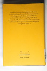 Aufgaben Und Perspektiven Verwaltungsrechtlicher Forschung: Aufsatze 1975-2005 - Schmidt-Assmann, Eberhard