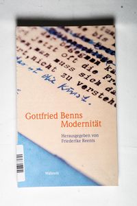 Gottfried Benns Modernität. - Reents, Friederike (Hg.)