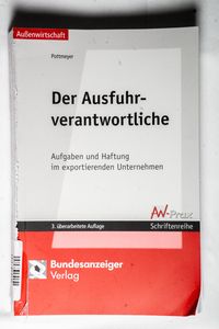 Der Ausfuhrverantwortliche - Klaus Pottmeyer Der Ausfuhrverantwortliche - Klaus Pottmeyer