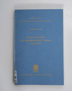 Georg Leyh und die Universitätsbiblio... Georg Leyh und die Universitätsbiblio...