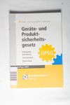 Geräte- und Produktsicherheitsgesetz (GPSG)