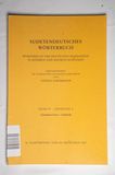 Sudetendeutsches Wörterbuch. Wörterbuc...