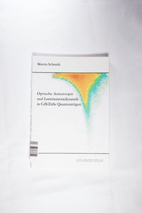 Optische Anisotropie und Lumineszenzdynamik in CdS/ZnSe Quantentrögen - Martin Schmidt Optische Anisotropie und Lumineszenzdynamik in CdS/ZnSe Quantentrögen - Martin Schmidt
