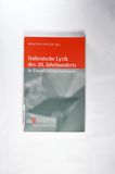 Italienische Literatur des 20. Jahrhunderts