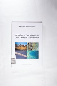 Mechanisms of Frost Adaption and Freeze Damage in Grapevine Buds - Radu Virgil Badulescu Valle Mechanisms of Frost Adaption and Freeze Damage in Grapevine Buds - Radu Virgil Badulescu Valle