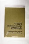 A Census of Medieval Latin Grammatical Manuscripts