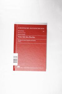 Vom Stil des Rechts - Heinrich Triepel Vom Stil des Rechts - Heinrich Triepel