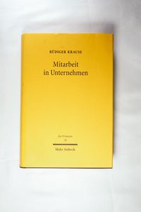 Mitarbeit in Unternehmen Mitarbeit in Unternehmen