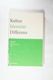 Kultur - Identität - Differenz. Wien und Zentraleuropa in der Moderne