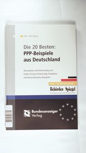 Die 20 Besten: PPP-Beispiele aus Deutschland. - Unbekannt