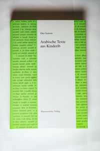 Arabische Texte aus Kinderib. - Jastrow, Otto