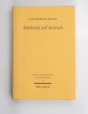 Antitrust auf deutsch Der Einfluß der ...
