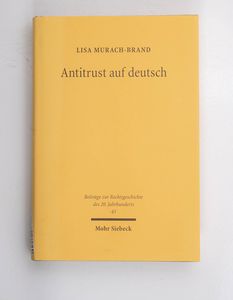 Antitrust auf deutsch Der Einfluß der ... Antitrust auf deutsch Der Einfluß der ...
