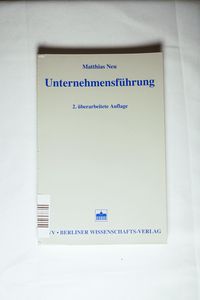 Unternehmensführung - Matthias Neu Unternehmensführung - Matthias Neu