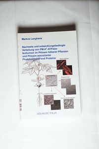Nachweis und entwicklungsbedingte Verteilung von PM-H+-ATPase-Isoformen Nachweis und entwicklungsbedingte Verteilung von PM-H+-ATPase-Isoformen