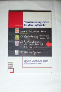 Strukturierungshilfen für den Unterricht: Schülern Orientierung geben ? effizient unterrichten - Fink, Christine