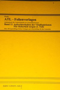 ATL-Folienvorlagen 11. Für Sicherheit sorgen 1. | Buch | Zustand gut - not specified