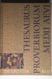 Thesaurus proverbiorum medii aevi - Singer, Samuel
