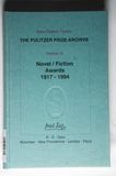 Novel / Fiction Awards 1917-1994 - Heinz-D. Fischer