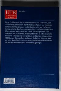 Archäobotanik: Aufgaben, Methoden und Ergebnisse vegetations- uns agrargeschichtlicher Forschung (Uni-Taschenbücher L) - Jacomet, Stefanie, Kreuz, Angela