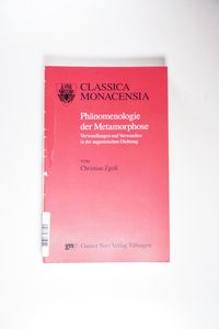 Phänomenologie der Metamorphose - Christian Zgoll Phänomenologie der Metamorphose - Christian Zgoll