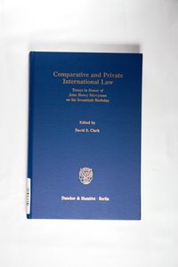 Comparative and Private International Law. - David Clark Comparative and Private International Law. - David Clark