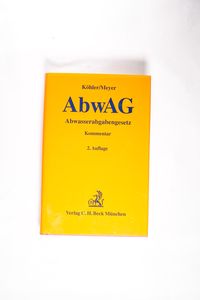 Abwasserabgabengesetz (AbwAG)