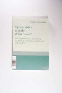 Special Ads - je mehr desto besser? Special Ads - je mehr desto besser?