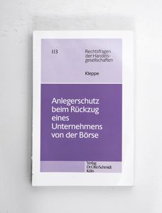 Anlegerschutz beim Rückzug eines Unter... Anlegerschutz beim Rückzug eines Unter...