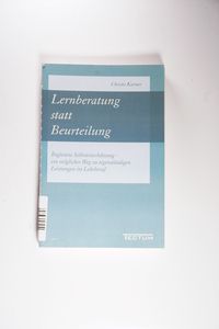 Lernberatung statt Beurteilung Lernberatung statt Beurteilung