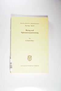 Betrug und Opfermitverantwortung. - Manfred Ellmer