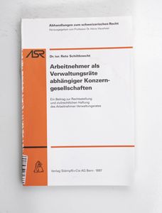 Arbeitnehmer als Verwaltungsräte abhän... Arbeitnehmer als Verwaltungsräte abhän...