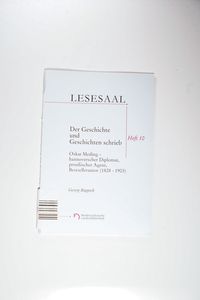 Der Geschichte und Geschichten schrieb: Oskar Meding Der Geschichte und Geschichten schrieb: Oskar Meding