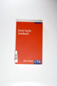 Ernst Fuchs Lesebuch (UTB S (Small-Format) / Uni-Taschenbücher) - Ernst Fuchs Ernst Fuchs Lesebuch (UTB S (Small-Format) / Uni-Taschenbücher) - Ernst Fuchs