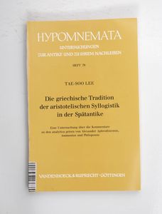 Die griechische Tradition der aristote... Die griechische Tradition der aristote...