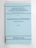 Antidarwinismus und Biologismus : Natu...