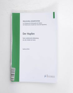 Der Hopfen: Seine medizinische Bedeut... Der Hopfen: Seine medizinische Bedeut...