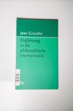 Einführung in die philosophische Hermeneutik