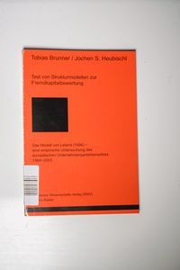 Test von Strukturmodellen zur Fremdkapitalbewertung Test von Strukturmodellen zur Fremdkapitalbewertung
