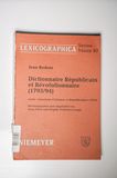 Dictionnaire Républicain et Révolutionnaire (1793/94)