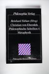 Philosophische Schriften / Metaphysik - Christian 
