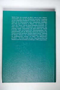 Licht und Wasser: Zur Dynamik naturphilosophischer Leitbilder im Werk Leonardo da Vinci