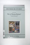 Historische Studien- Wo ist Thomas Becket?- Stefan