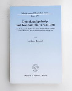 Demokratieprinzip und Kondominialverw... Demokratieprinzip und Kondominialverw...