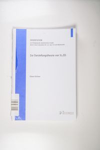 Zur Darstellungstheorie von SL1 (D) - Göran Kirchner